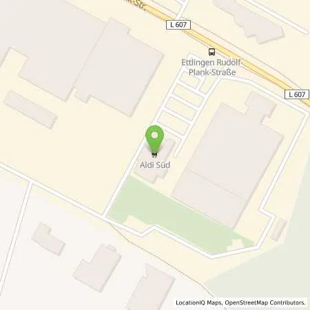 Standortübersicht der Tankstelle ALDI SÜD in 76275 Ettlingen