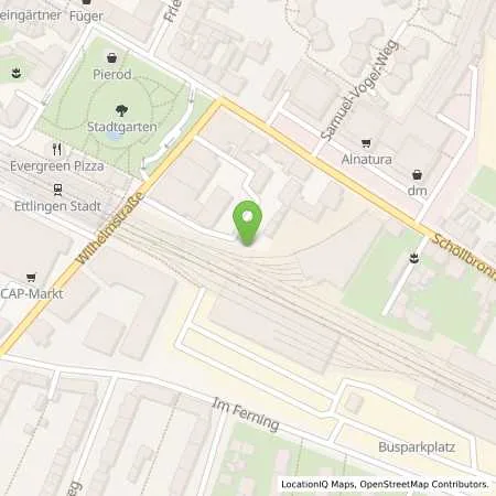 Standortübersicht der Tankstelle Stadtwerke Ettlingen GmbH in 76275 Ettlingen