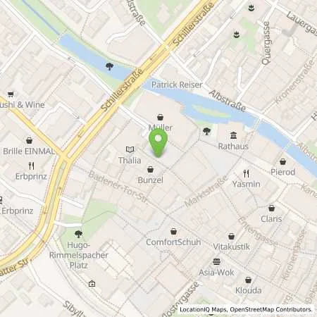 Standortübersicht der Tankstelle Stadtwerke Ettlingen GmbH in 76275 Ettlingen