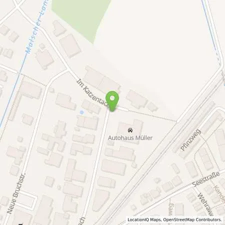 Standortübersicht der Tankstelle Stadtwerke Ettlingen GmbH in 76275 Ettlingen