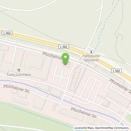 Standortübersicht der Tankstelle Stadtwerke Ettlingen GmbH in 76275 Ettlingen