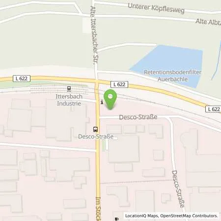 Standortübersicht der Tankstelle EnBW mobility+ AG und Co.KG in 76307 Karlsbad