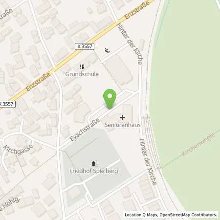 Standortübersicht der Tankstelle SWP Stadtwerke Pforzheim GmbH&Co.KG in 76307 Karlsbad