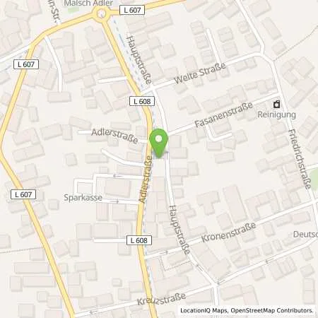 Standortübersicht der Tankstelle deer GmbH in 76316 Malsch