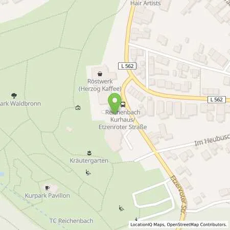 Standortübersicht der Tankstelle EnBW mobility+ AG und Co.KG in 76337 Waldbronn