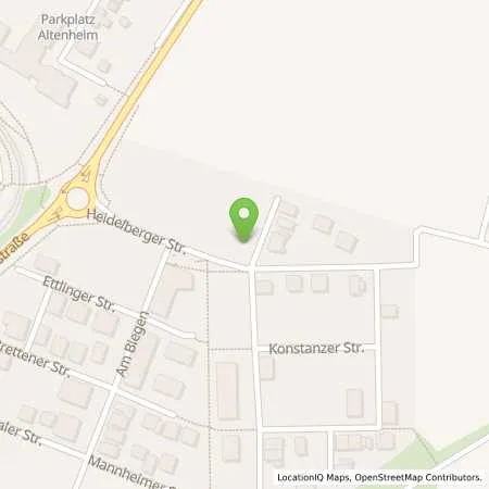 Standortübersicht der Tankstelle Energie- und Wasserversorgung Bruchsal GmbH in 76351 Linkenheim-Hochstetten