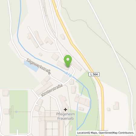 Standortübersicht der Strom (Elektro) Tankstelle: EnBW mobility+ AG und Co.KG in 76359, Marxzell / Frauenalb