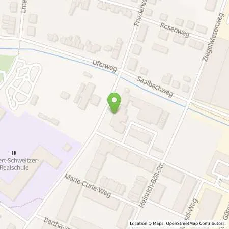 Standortübersicht der Tankstelle Energie- und Wasserversorgung Bruchsal GmbH in 76646 Bruchsal