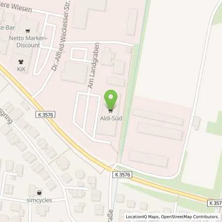 Standortübersicht der Tankstelle ALDI SÜD in 76669 Bad Schönborn