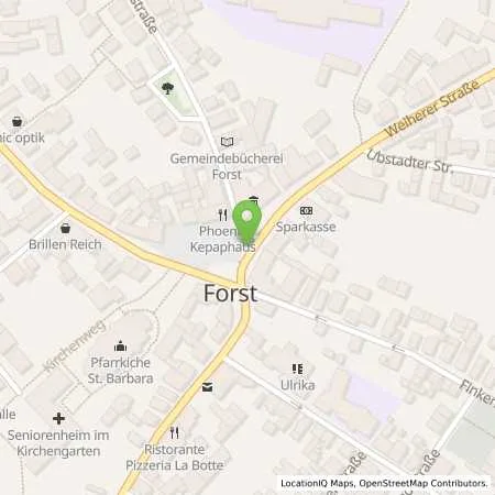 Standortübersicht der Tankstelle Energie- und Wasserversorgung Bruchsal GmbH in 76694 Forst