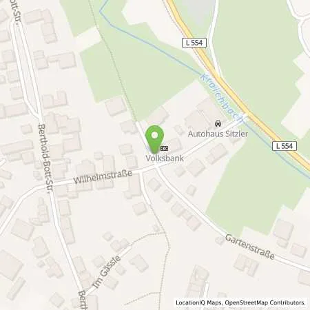 Standortübersicht der Tankstelle Energie- und Wasserversorgung Bruchsal GmbH in 76703 Kraichtal (Gochsheim)