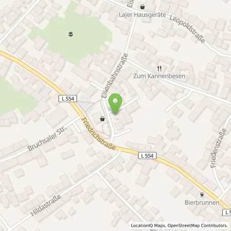 Standortübersicht der Tankstelle Energie- und Wasserversorgung Bruchsal GmbH in 76703 Kraichtal (Unteröwisheim)