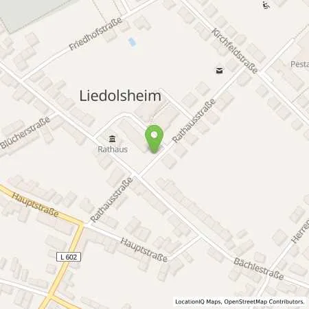 Standortübersicht der Tankstelle Energie- und Wasserversorgung Bruchsal GmbH in 76706 Dettenheim (Liedolsheim)