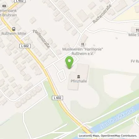 Standortübersicht der Tankstelle EnBW mobility+ AG und Co.KG in 76706 Rußheim