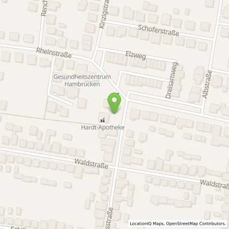 Standortübersicht der Tankstelle Energie- und Wasserversorgung Bruchsal GmbH in 76707 Hambrücken