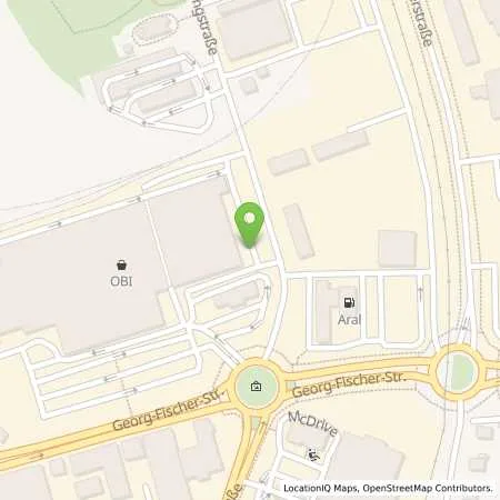 Standortübersicht der Tankstelle innogy eMobility Solutions GmbH in 78224 Singen (Hohentwiel)