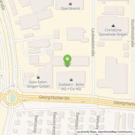 Standortübersicht der Tankstelle Energiedienst Holding AG in 78224 Singen