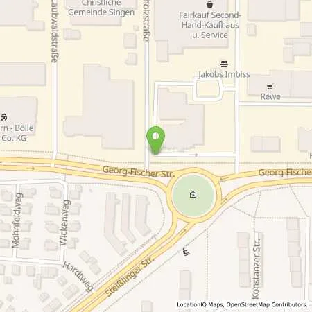 Standortübersicht der Tankstelle Thüga Energie GmbH in 78224 Singen