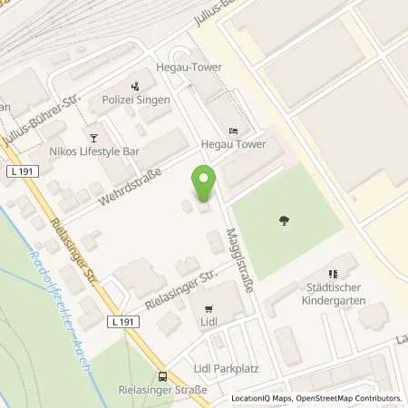 Standortübersicht der Tankstelle Thüga Energie GmbH in 78224 Singen