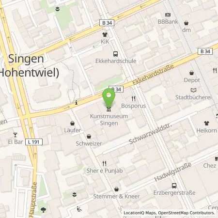 Standortübersicht der Tankstelle Thüga Energie GmbH in 78224 Singen