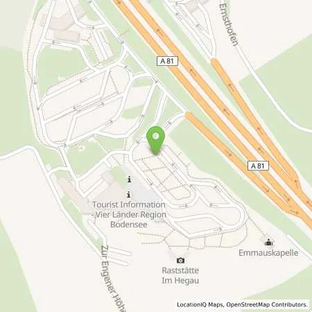 Standortübersicht der Tankstelle EnBW mobility+ AG und Co.KG in 78234 Engen