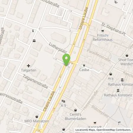 Standortübersicht der Tankstelle Stadtwerke Konstanz GmbH in 78462 Konstanz