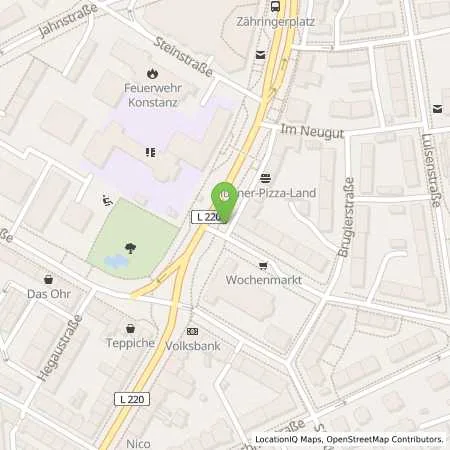 Standortübersicht der Tankstelle Stadtwerke Konstanz GmbH in 78464 Konstanz