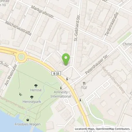 Standortübersicht der Tankstelle Schroff GbR in 78467 Konstanz