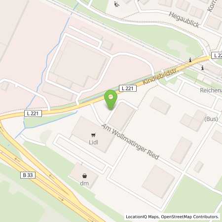 Standortübersicht der Strom (Elektro) Tankstelle: Bezirkssparkasse Reichenau Anstalt des öffentlichen Rechts in 78479, Reichenau