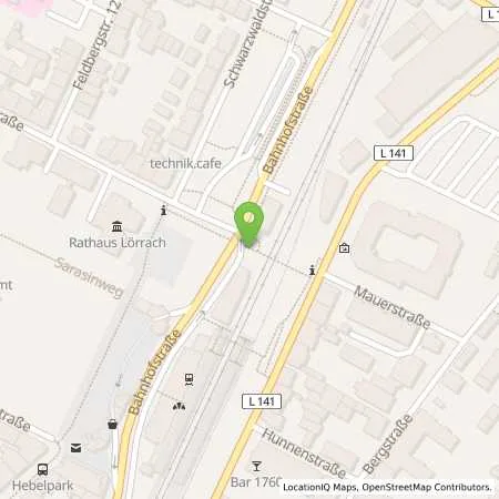 Standortübersicht der Tankstelle Energiedienst Holding AG in 79539 Lörrach