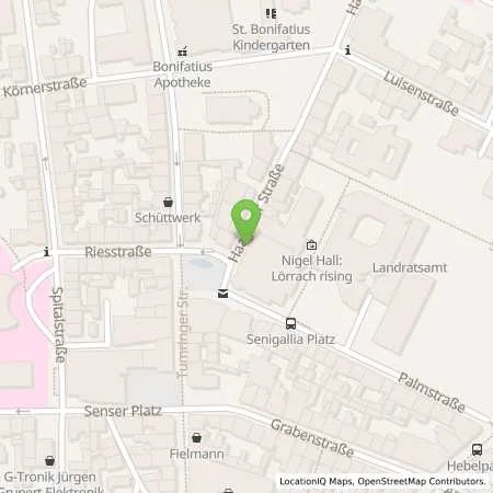 Standortübersicht der Tankstelle Energiedienst Holding AG in 79539 Loerrach