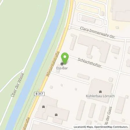 Standortübersicht der Tankstelle Energiedienst Holding AG in 79540 Loerrach