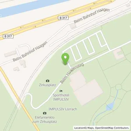 Standortübersicht der Tankstelle Energiedienst Holding AG in 79541 Lörrach