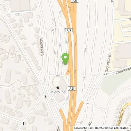 Standortübersicht der Tankstelle EnBW mobility+ AG und Co.KG in 79576 Weil am Rhein