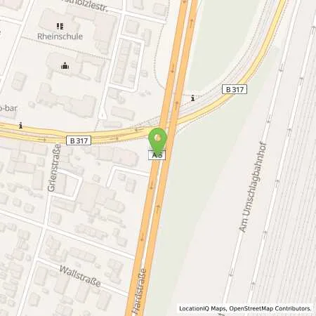 Standortübersicht der Tankstelle Energiedienst Holding AG in 79576 Weil am Rhein