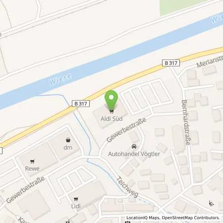 Standortübersicht der Tankstelle ALDI SÜD in 79585 Steinen (Höllstein)