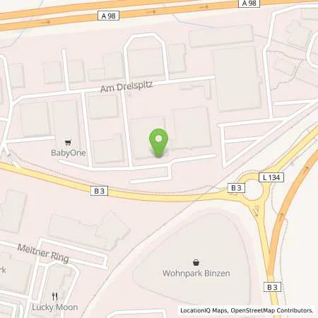 Standortübersicht der Tankstelle Energiedienst Holding AG in 79589 Binzen