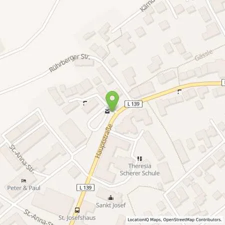 Standortübersicht der Tankstelle Energiedienst Holding AG in 79618 Herten