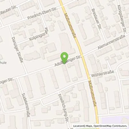 Standortübersicht der Tankstelle Energiedienst Holding AG in 79618 Rheinfelden