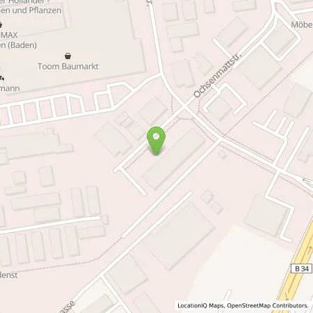 Standortübersicht der Tankstelle Energiedienst Holding AG in 79618 Rheinfelden