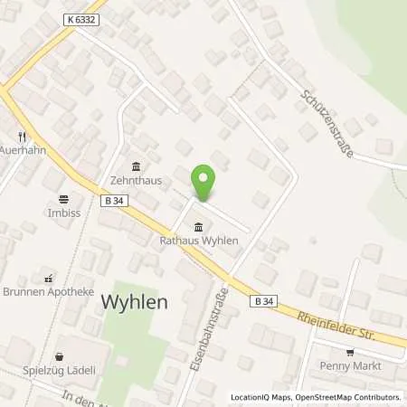 Standortübersicht der Tankstelle Energiedienst Holding AG in 79639 Grenzach-Wyhlen