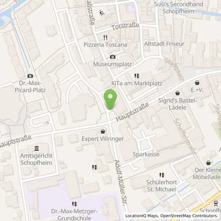 Standortübersicht der Tankstelle Energiedienst Holding AG in 79650 Schopfheim