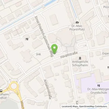 Standortübersicht der Tankstelle Energiedienst Holding AG in 79650 Schopfheim