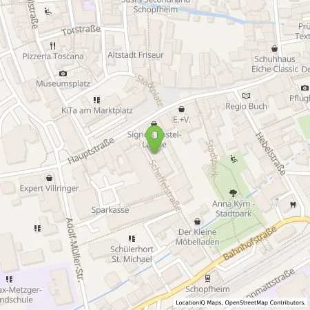 Standortübersicht der Tankstelle Energiedienst Holding AG in 79650 Schopfheim