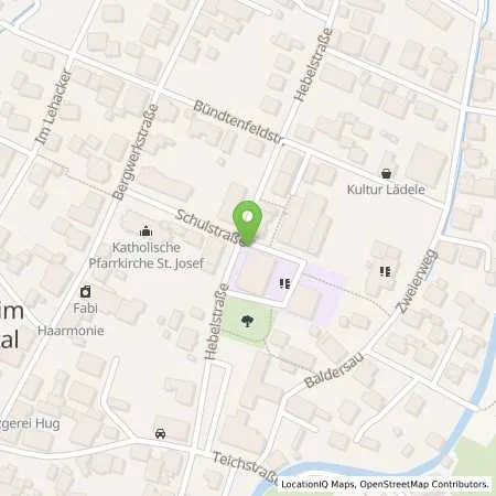 Standortübersicht der Tankstelle Energiedienst Holding AG in 79688 Hausen im Wiesental