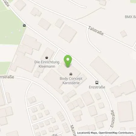 Standortübersicht der Tankstelle Stadtwerke Ludwigsburg-Kornwestheim GmbH in 70806 Kornwestheim