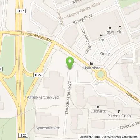 Standortübersicht der Tankstelle Stadtwerke Ludwigsburg-Kornwestheim GmbH in 70806 Kornwestheim