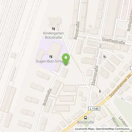 Standortübersicht der Tankstelle Vonovia Energie Service GmbH in 70806 Kornwestheim