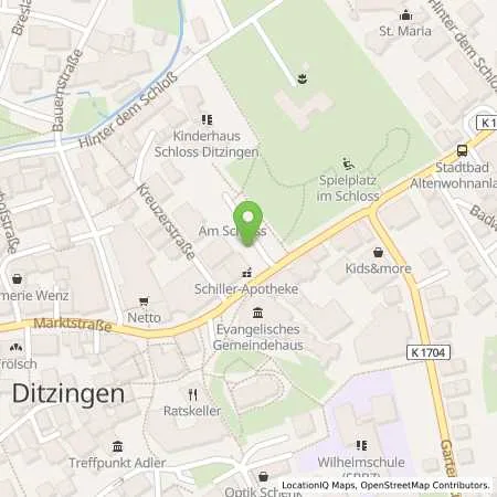 Standortübersicht der Tankstelle EnBW mobility+ AG und Co.KG in 71254 Ditzingen