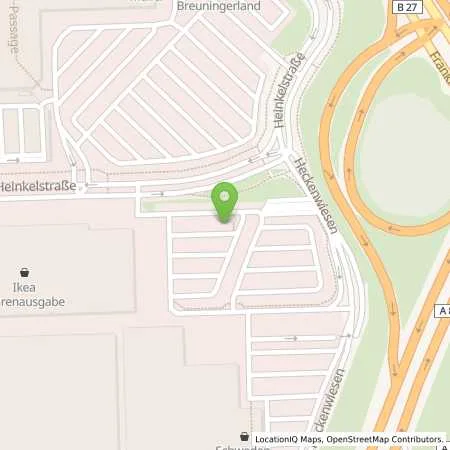 Standortübersicht der Tankstelle IKEA Deutschland GmbH in 71634 Ludwigsburg